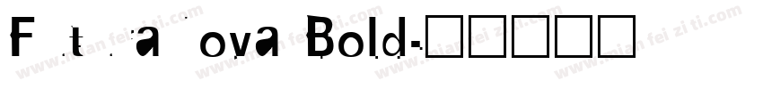 FuturaNova Bold字体转换
